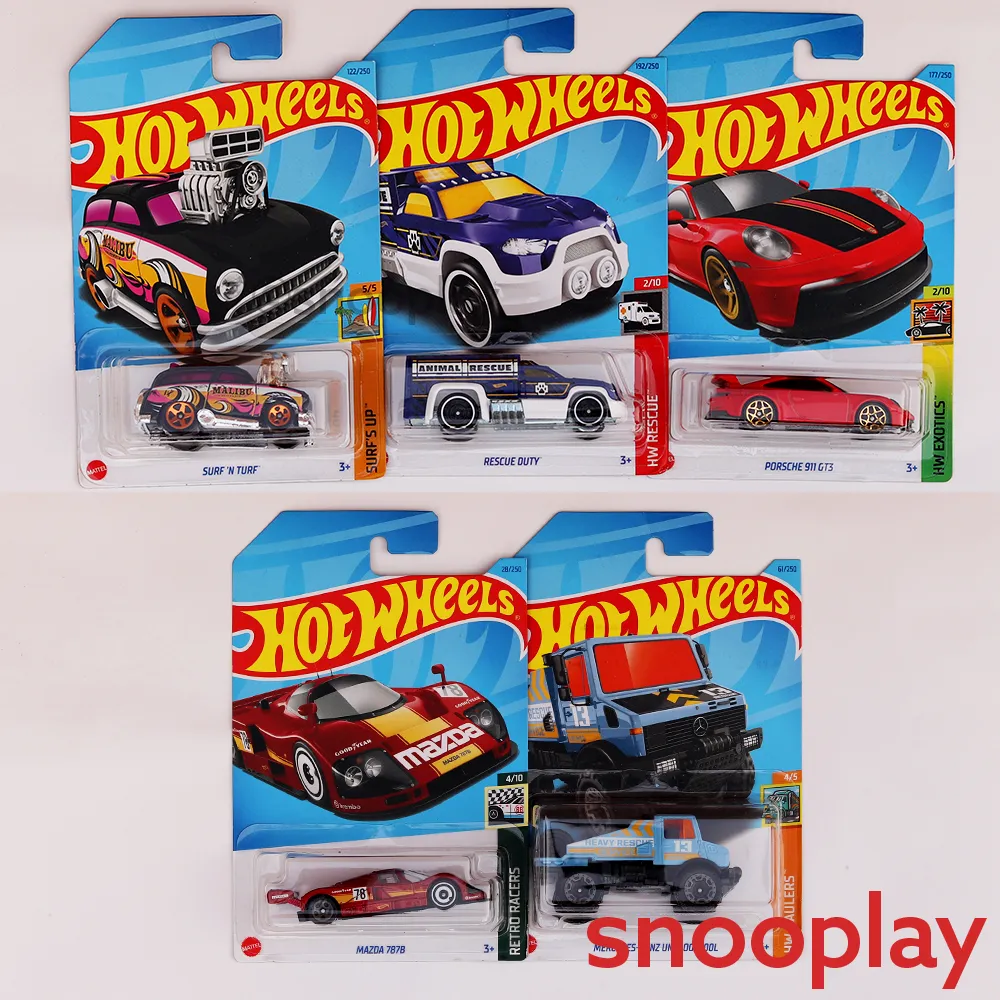 Hot Wheels Car Set of 5 [HW 61]