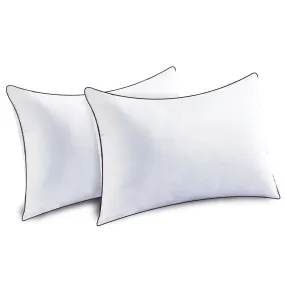 JOLLYVOGUE Bed Pillows Standard Size Set of 2, Cooling and Supportive Full Pillow 2 Pack for Side and Back Sleepers, Down Alternative Hotel Collection Sleeping Pillows, 26x20 Inches