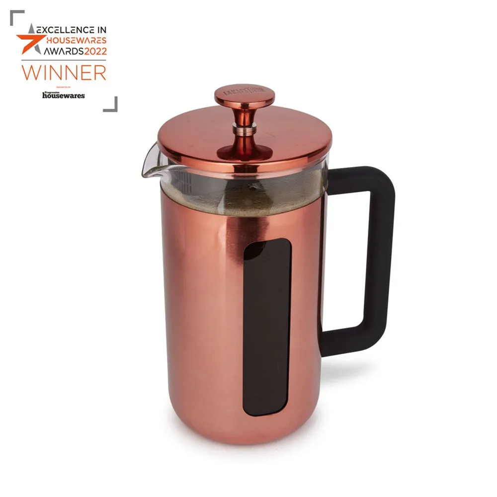 La Cafetiere Pisa 8-Cup 1L Stainless Steel/Glass Coffee French Press (Copper)