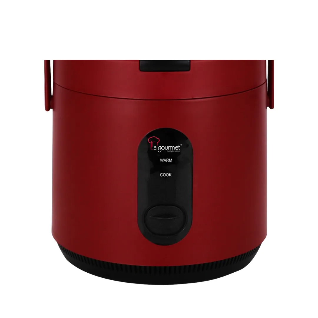 La gourmet RC08 (Variety of Colours) 0.4L Non-Stick Coating Inner Pot Rice Cooker