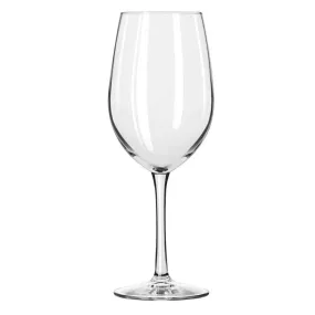 Libbey 7519 Vina Series 12 oz Customizable Round Stemmed Wine Glass, White, Case of 12