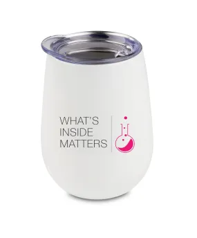 Light Elegance WHAT'S INSIDE MATTERS Stemless Wine Glass