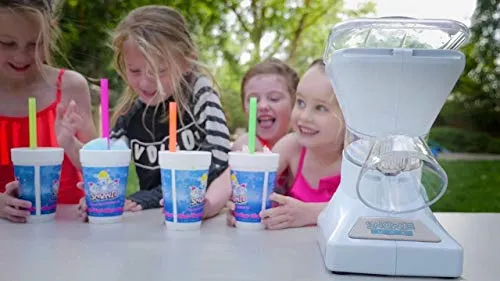 Little Snowie Max Snow Cone Machine - Premium Shaved Ice Maker, With Powder Sticks Syrup Mix, 6-Stick Kit