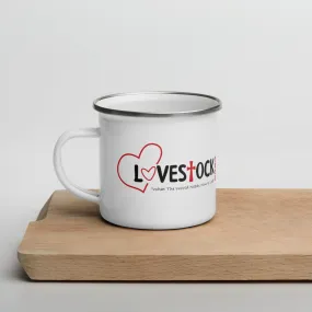 LoveStock 2023 Enamel Mug