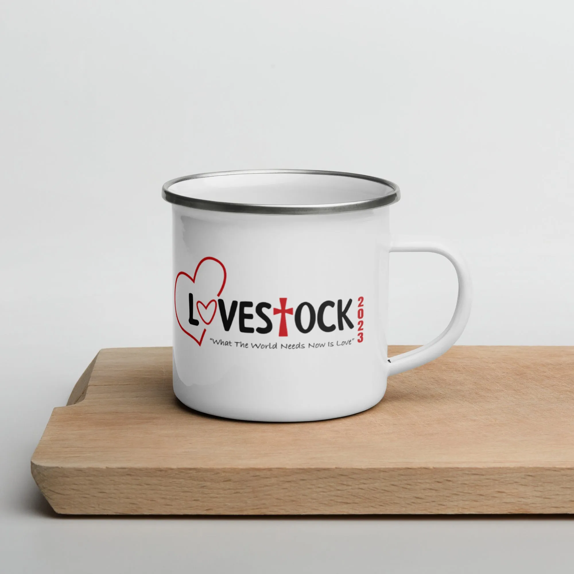 LoveStock 2023 Enamel Mug