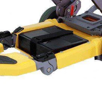 Luggie Standard Folding Travel Scooter Yellow Open Box