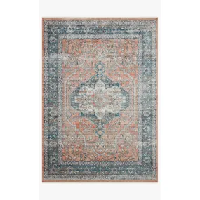 Magnolia Home Elise Coral/Blue Rug