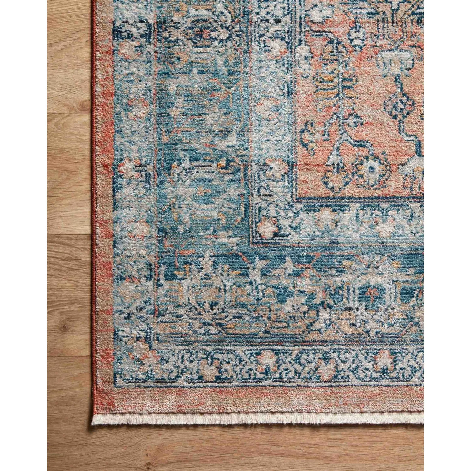 Magnolia Home Elise Coral/Blue Rug