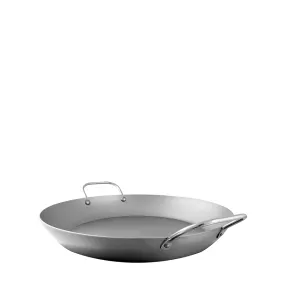 Mauviel M'steel Carbon Steel Paella Pan, 14-in.