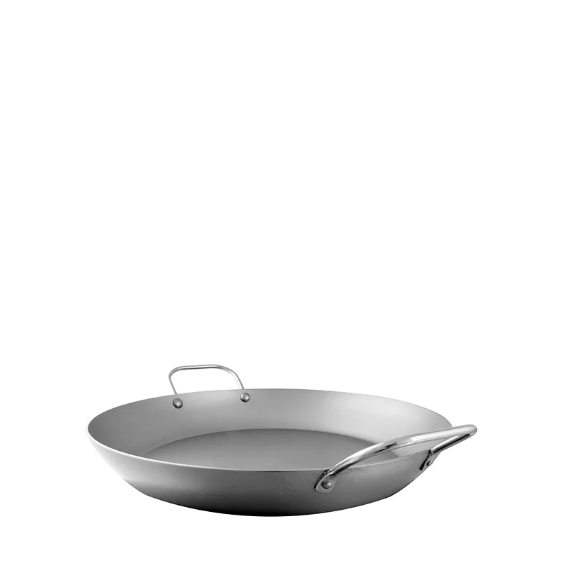 Mauviel M'steel Carbon Steel Paella Pan, 14-in.