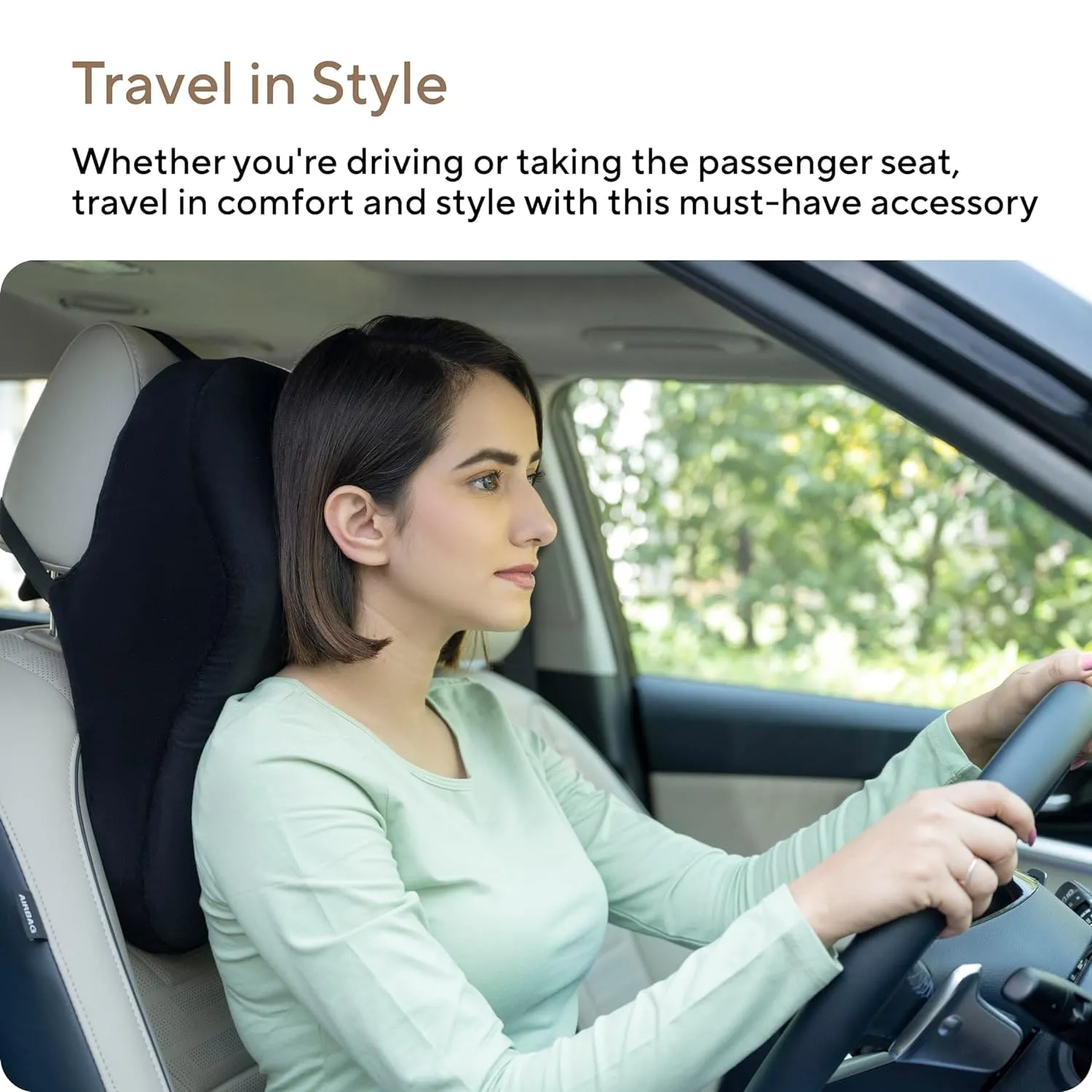 Memory Foam Car Neckrest Pillow