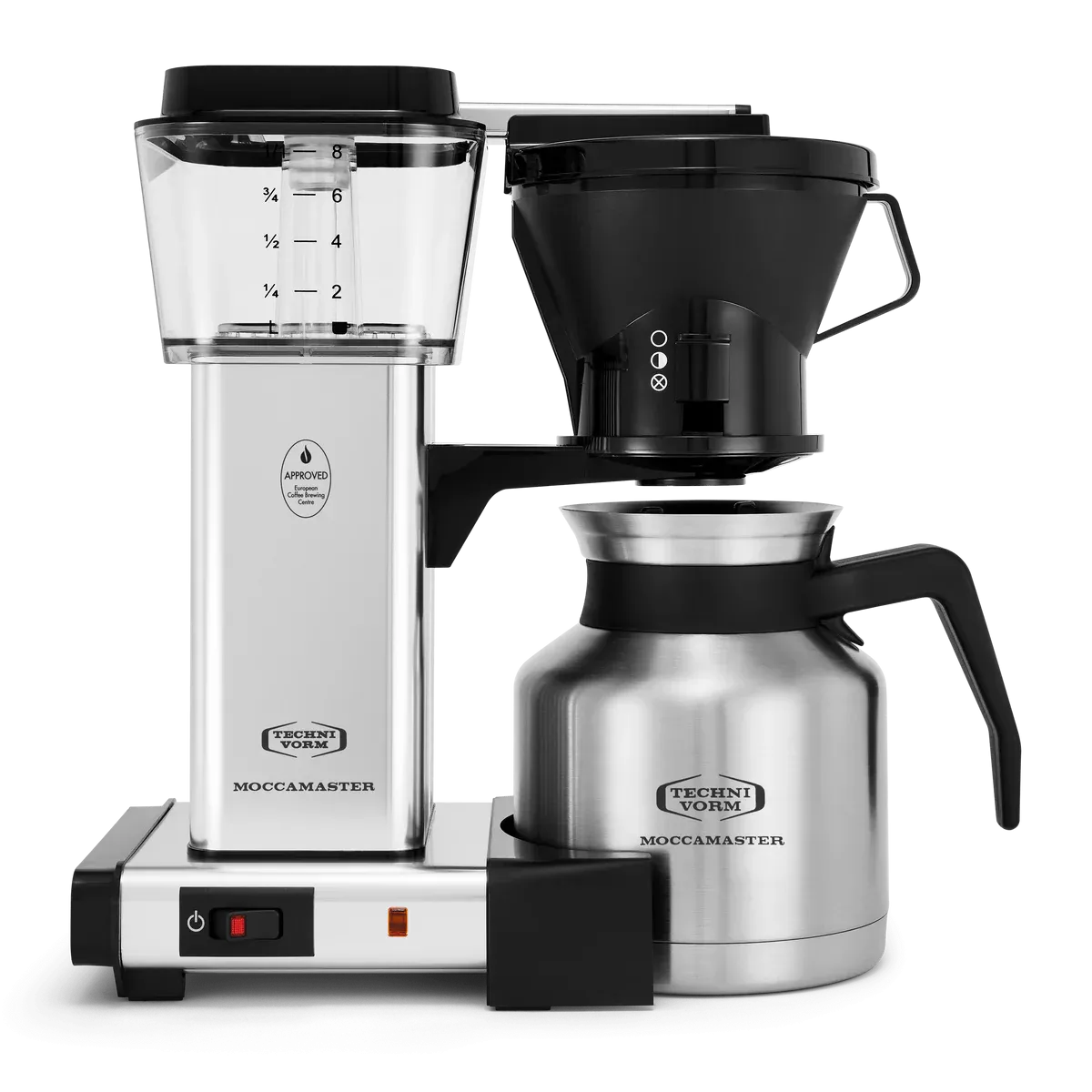 Moccamaster Technivorm Coffee Maker KBTS - Polished Silver 1L / 8 cups - 79212