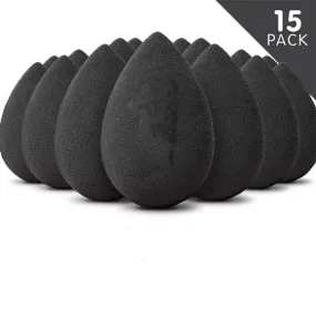 Modelrock Base Maker Beauty Sponge - “All Over Shaper” Black Egg - 15 Pack