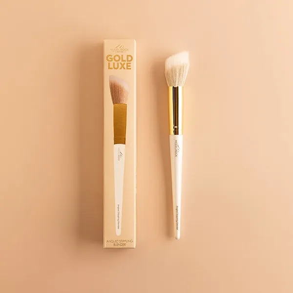 Modelrock Gold Luxe Makeup Brush - Angled Stippling Blender Brush