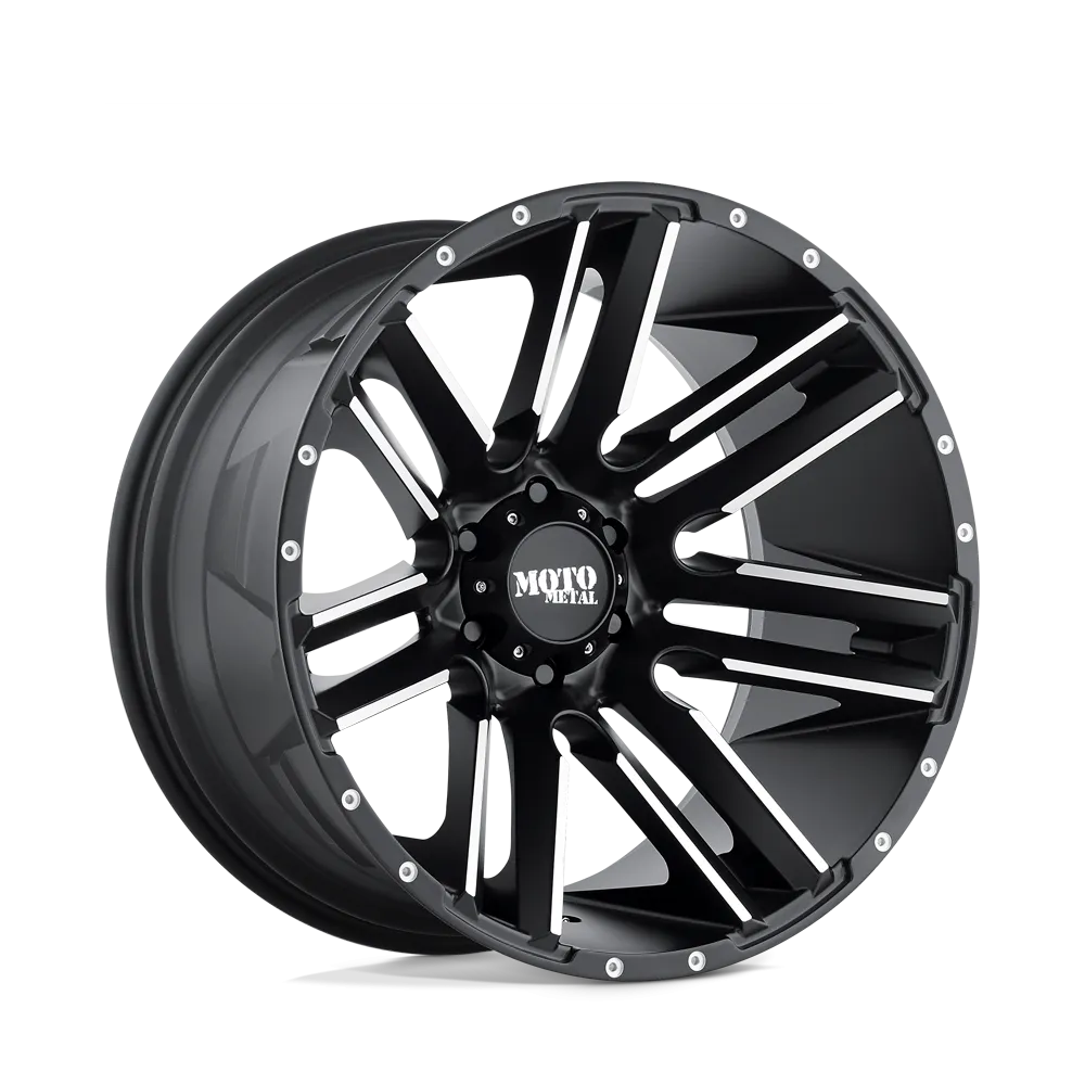 Moto Metal MO978 Razor 20X9 8X180 18mm Satin Black Machined