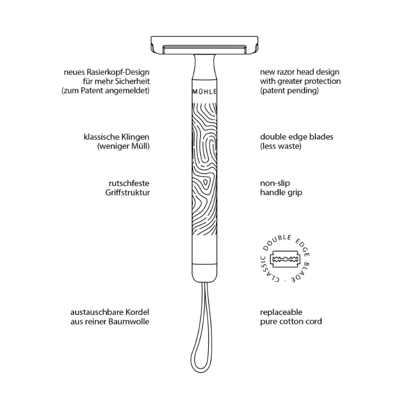 MUHLE Companion Razor, Stone