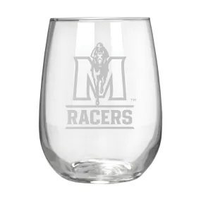 Murray State Racers 17 oz. Stemless Wine Glass