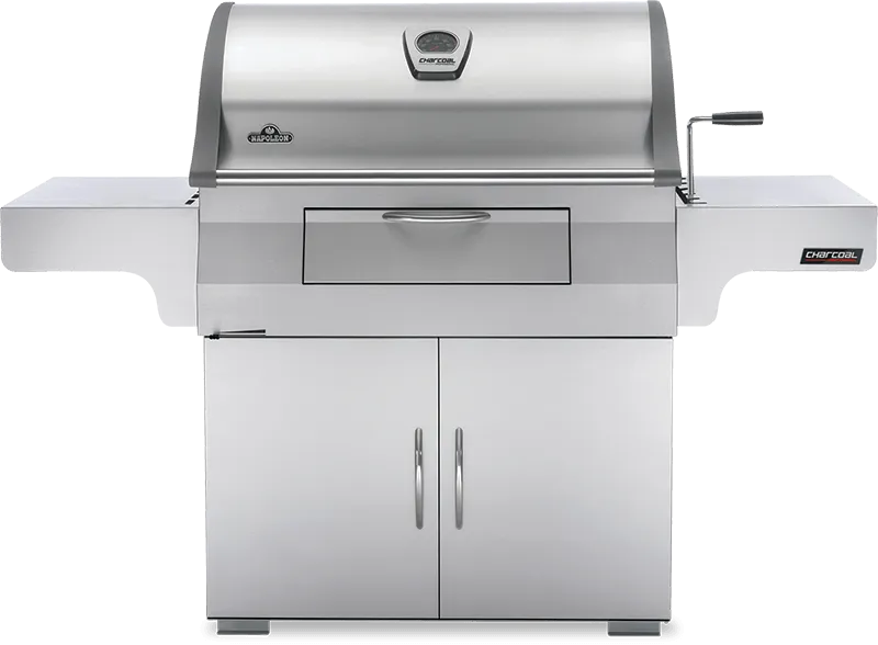 Napoleon Bbq PRO605CSS Professional 605 Charcoal Cart Full Size Cart Grill , Charcoal, Stainless Steel