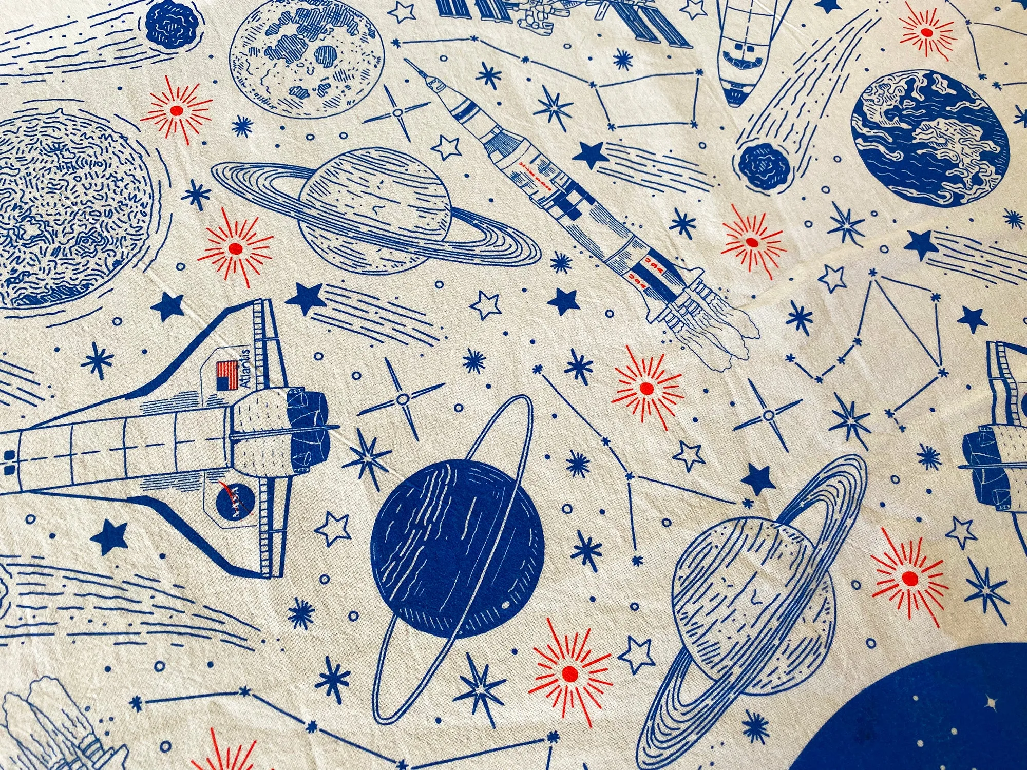 NASA Space Tea Towel