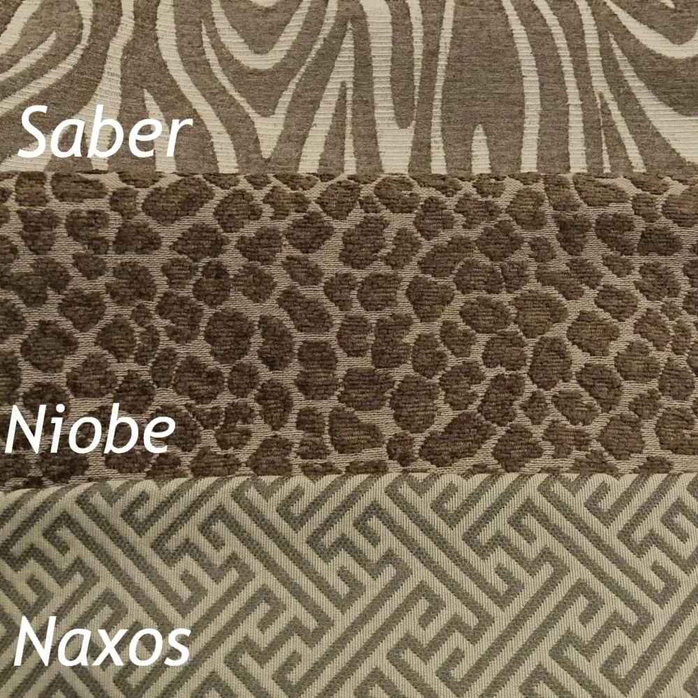 Niobe Brown Leopard Spots Chenille Pillow Cover