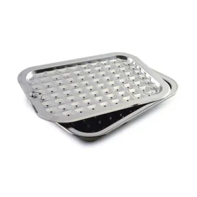 Norpro Stainless Steel Broil/Roast Pan Set