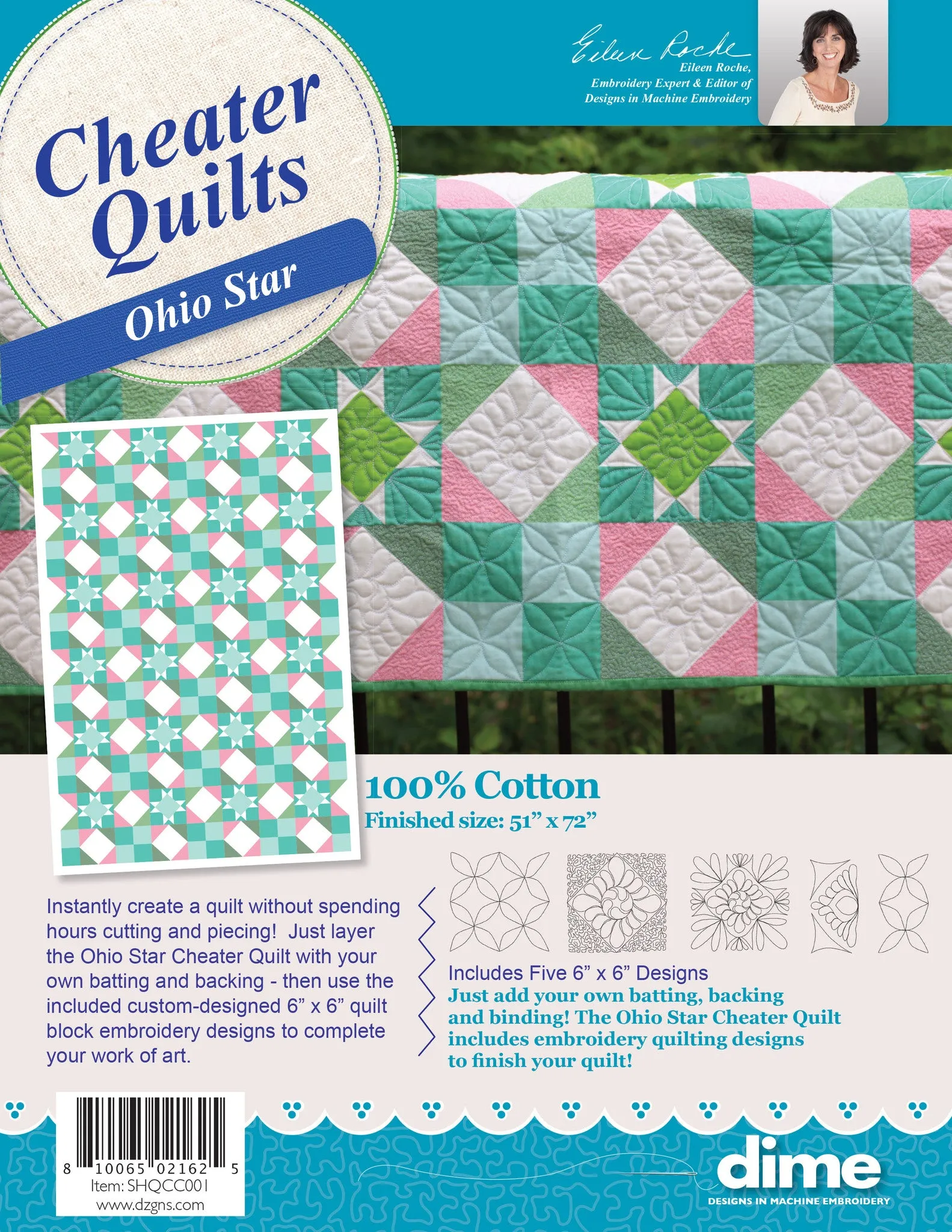 Ohio Star Cheater Quilt