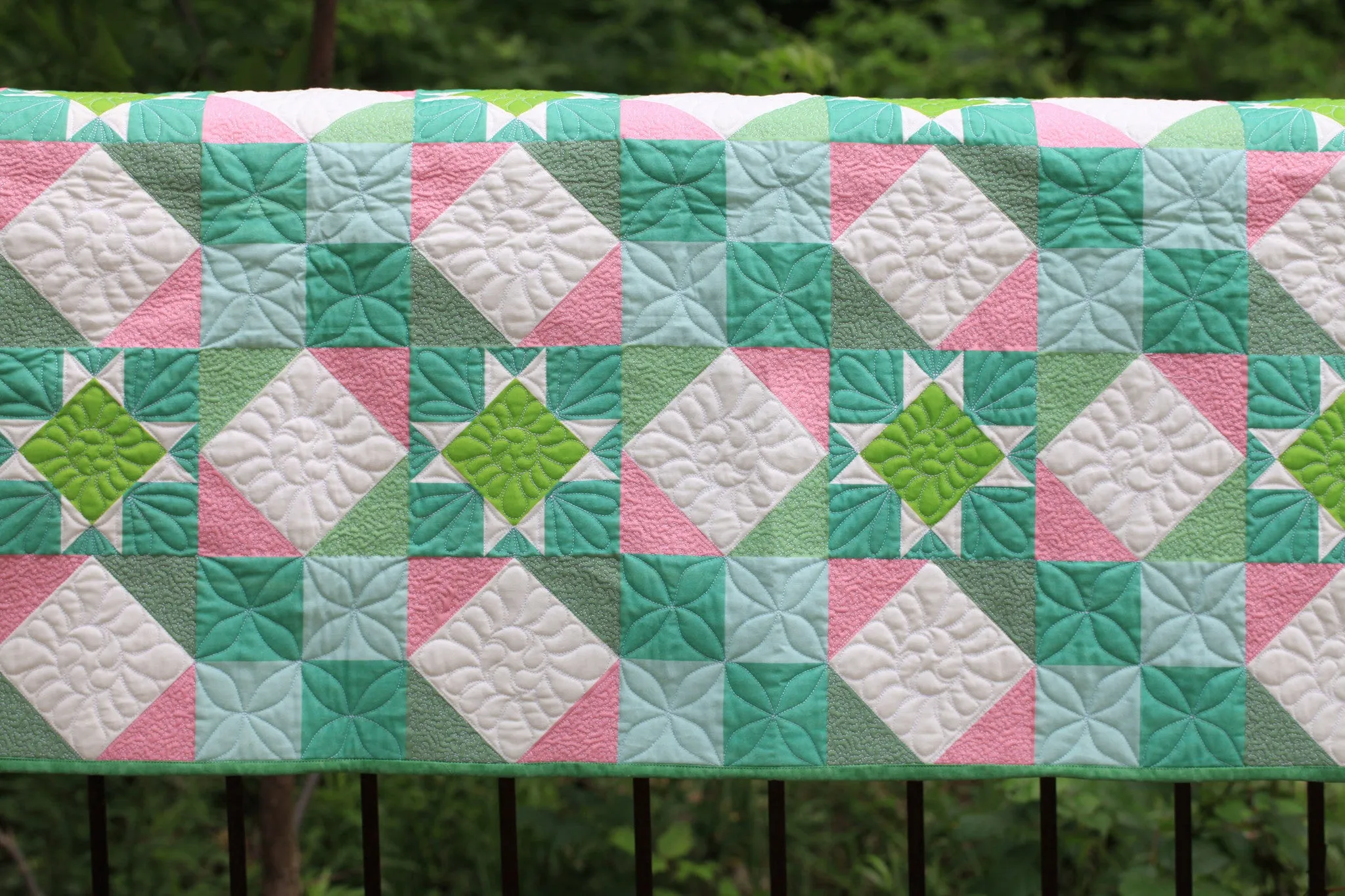 Ohio Star Cheater Quilt