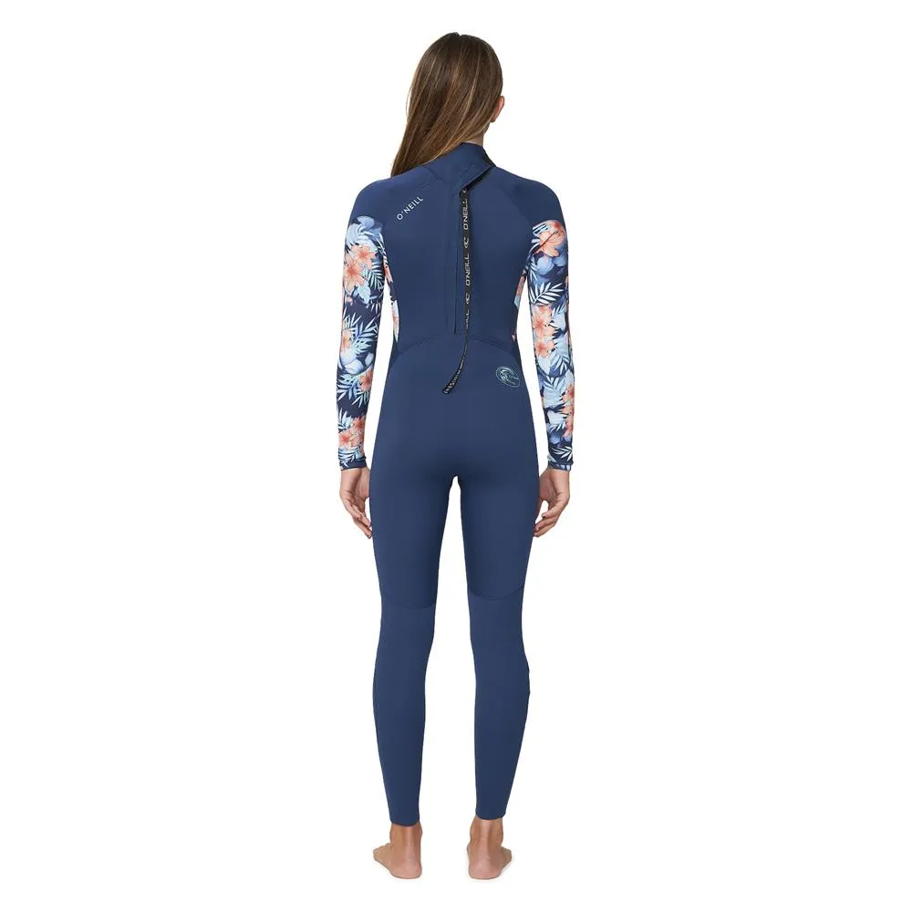 O'Neill Girls Bahia Back Zip Full 3/2mm Steamer