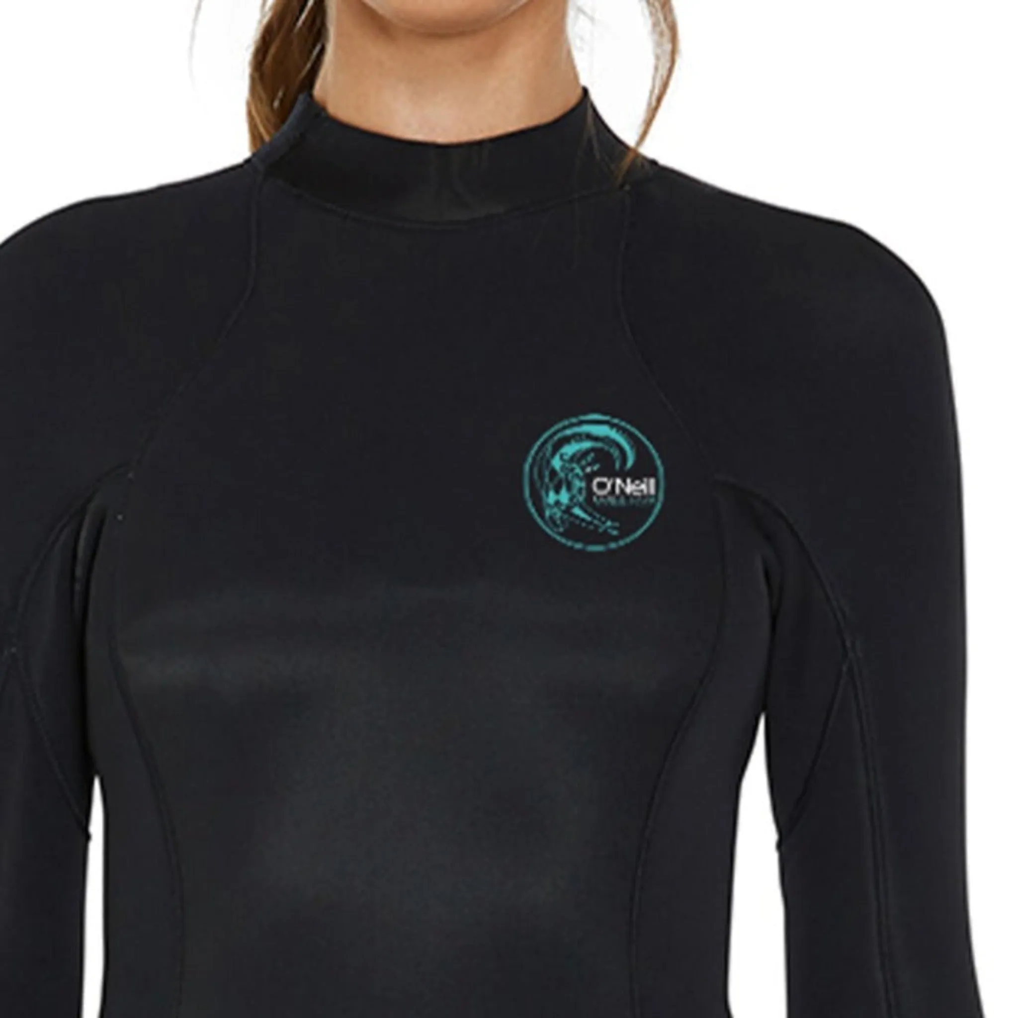 O'Neill Women's Bahia 4/3mm Steamer Wetsuit - Back Zip