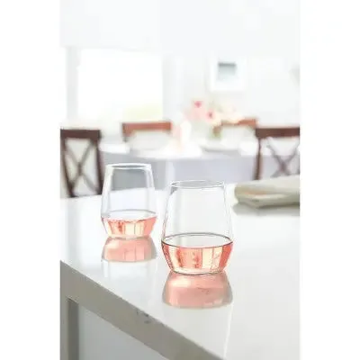 Open Box - 12oz 4pk Glass Atherton Stemless Wine Glasses - Threshold