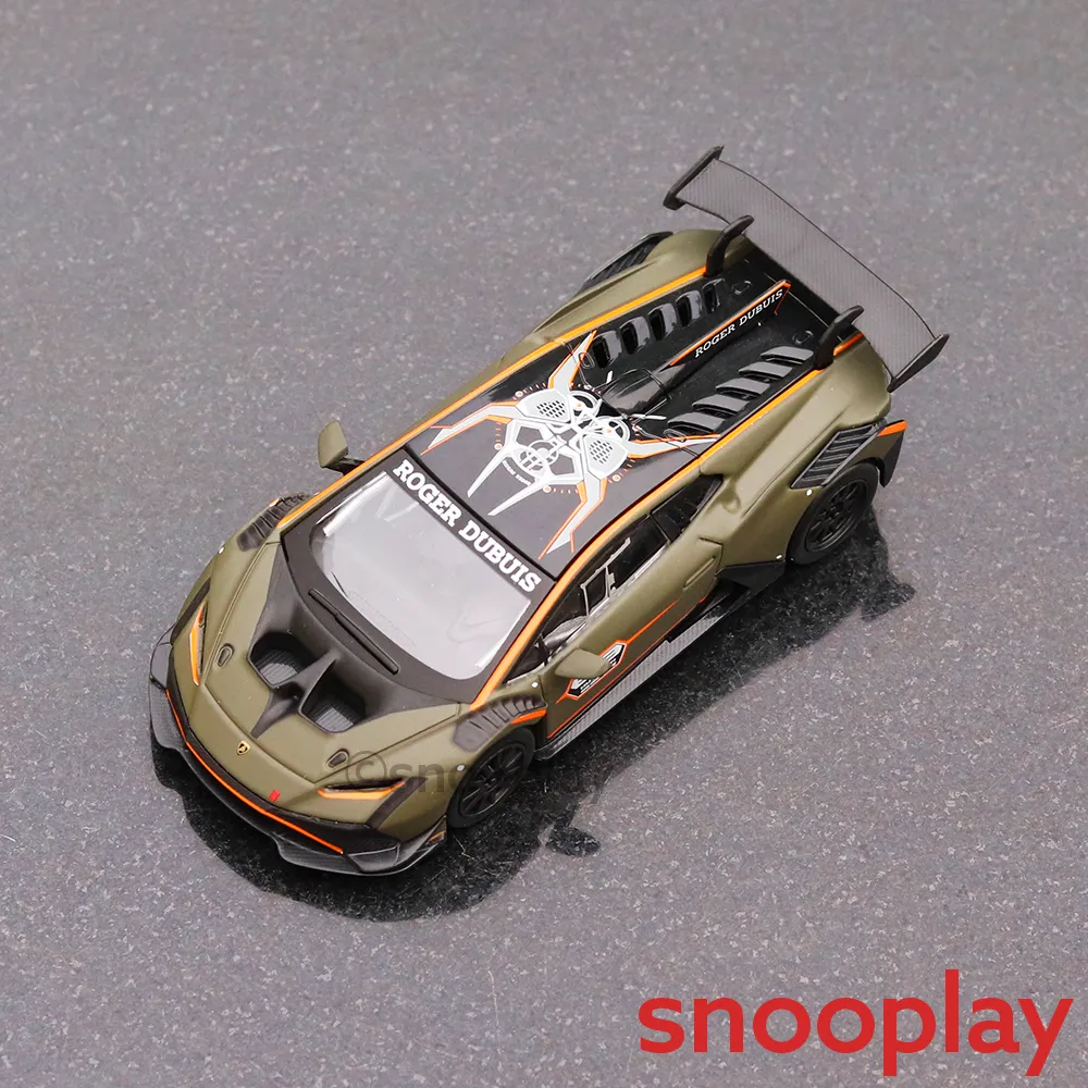 Original Licensed Lamborghini Huracan Super Trofeo EVO2 Toy Car (Scale 1:43)