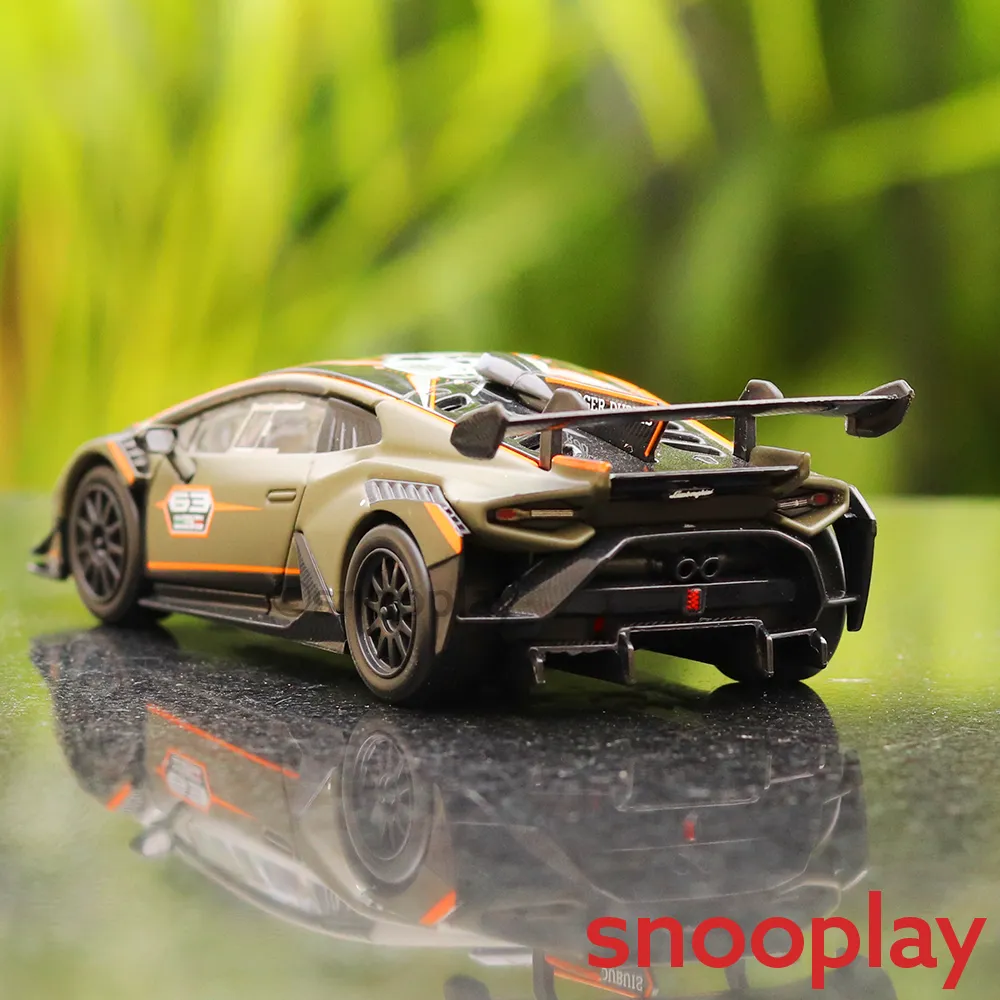 Original Licensed Lamborghini Huracan Super Trofeo EVO2 Toy Car (Scale 1:43)