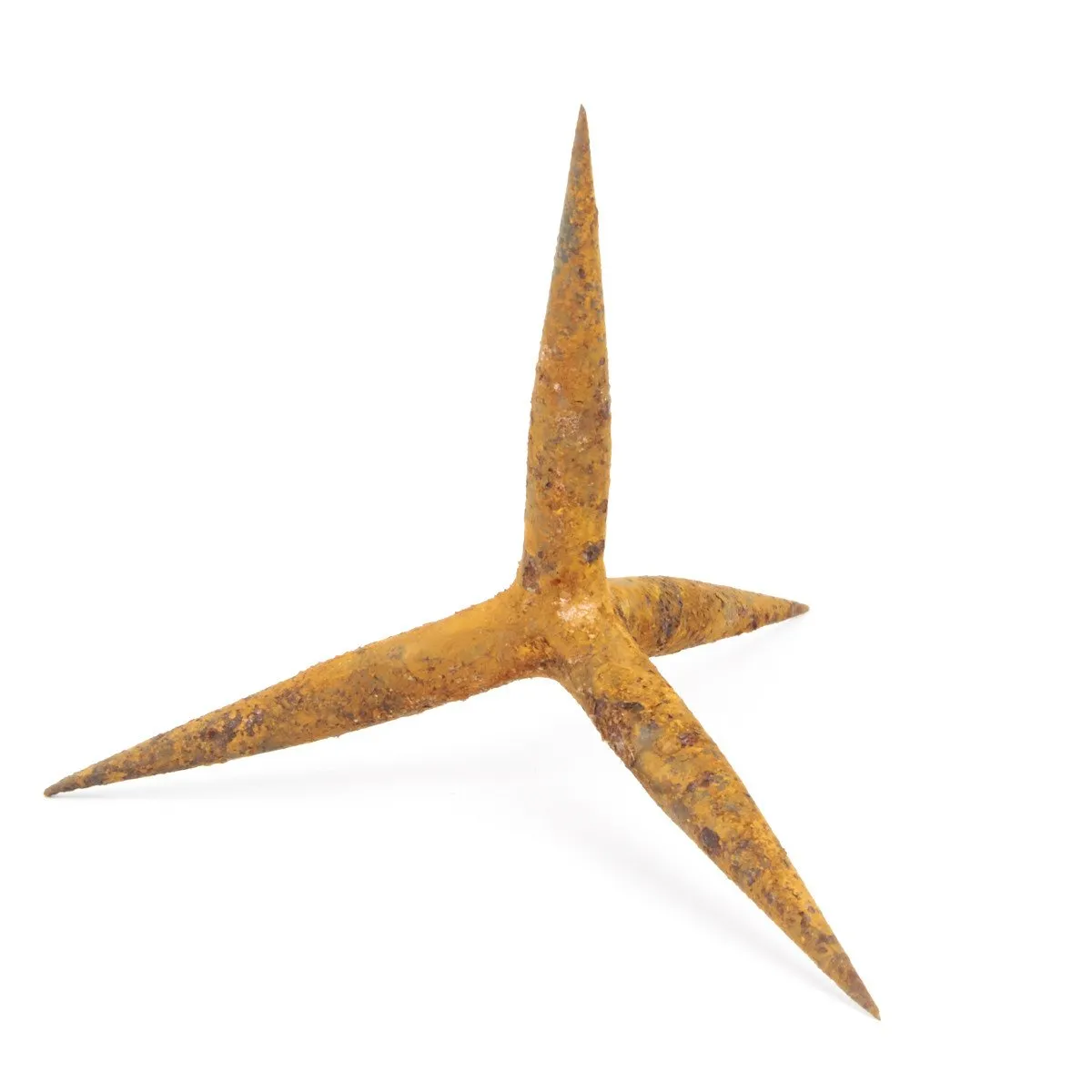 Original Vintage Military Issue Steel Caltrop