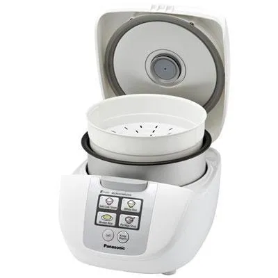 Panasonic 10 Cup (Uncooked) Rice Cooker with Fuzzy Logic and One-Touch Rice Cooker – 1.8 Liter