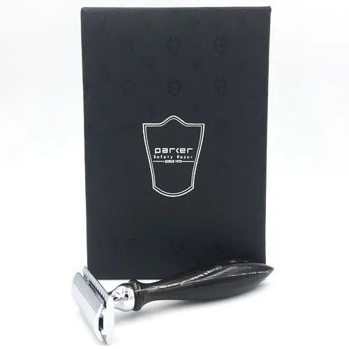 Parker - 12R Buffalo Horn Handle Safety Razor