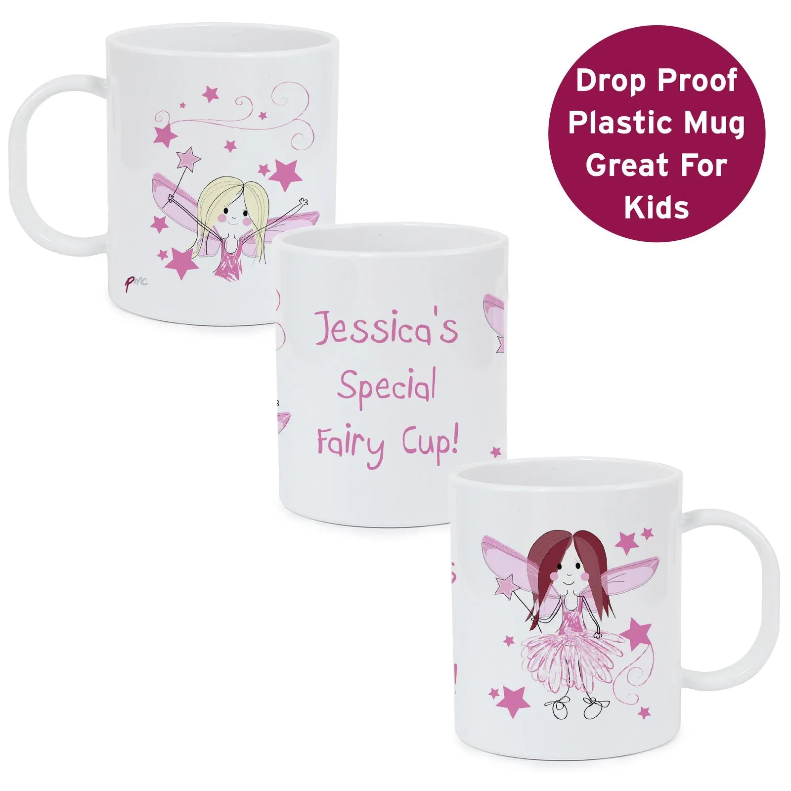 Personalised Fairy Plastic Mug