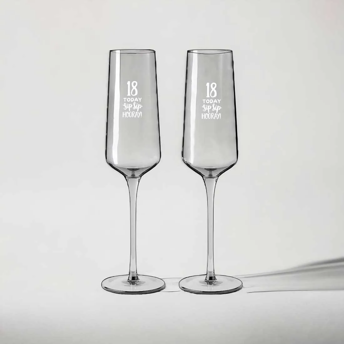 Personalized Champagne Glasses - Engraved Premium Champagne Flutes