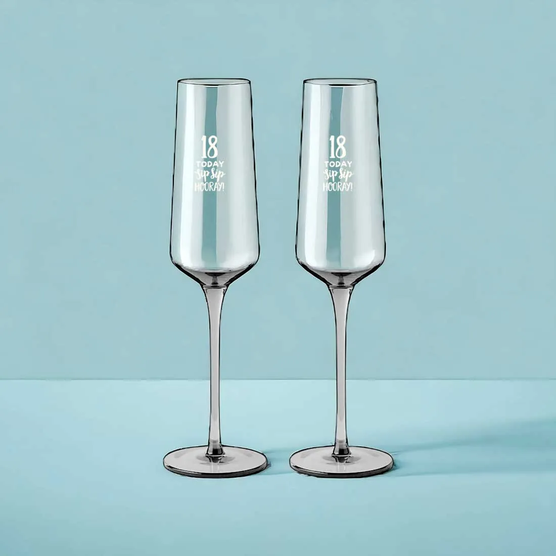 Personalized Champagne Glasses - Engraved Premium Champagne Flutes