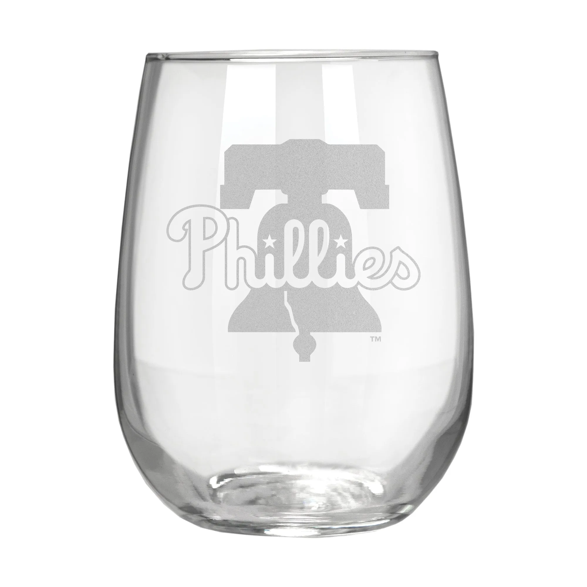 Philadelphia Phillies 17 oz. Stemless Wine Glass