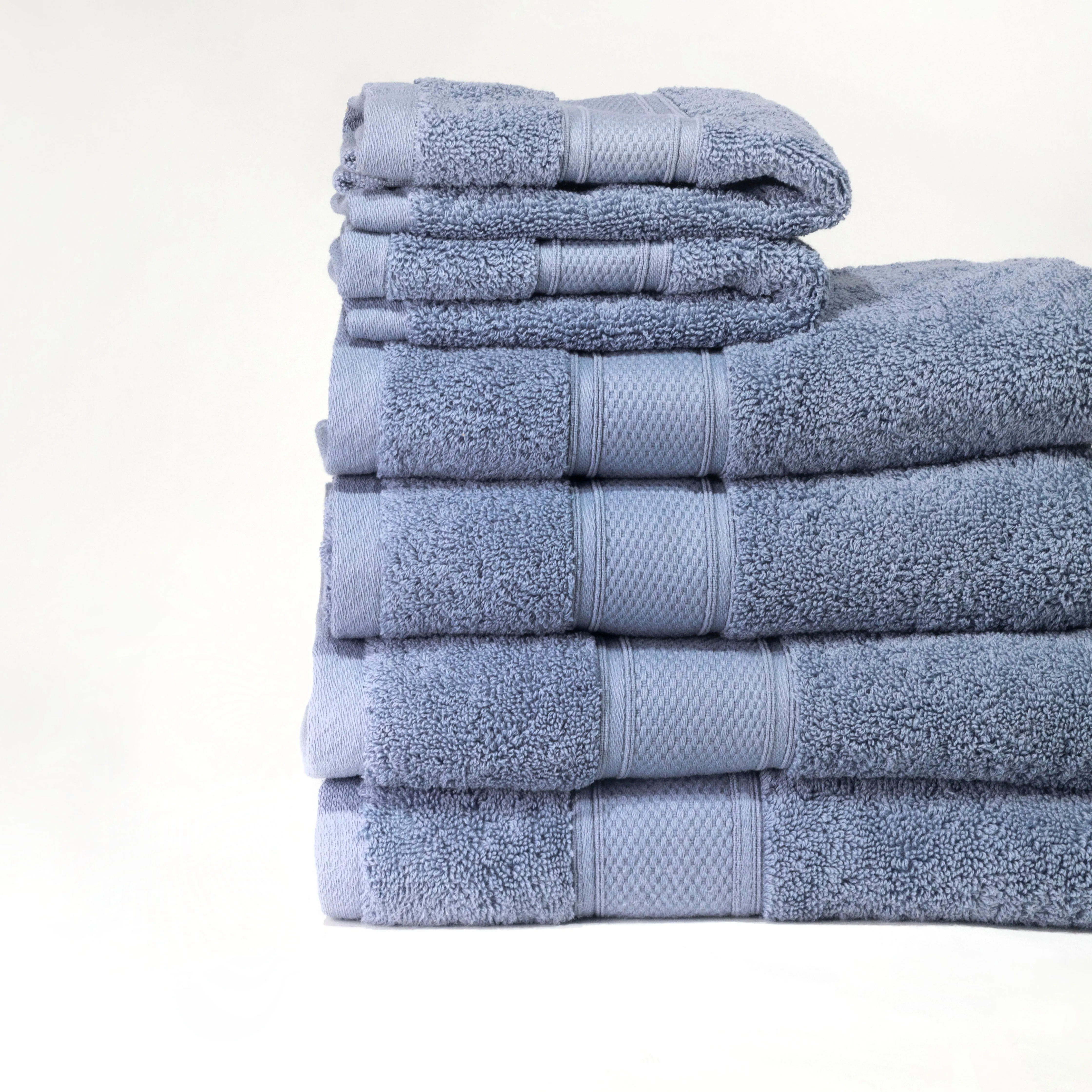 Pinehurst 100% Organic 6 Piece Bath Towel Set - Build Your Own (Naturals)