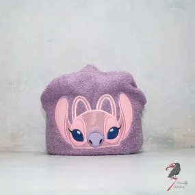 Pink Alien Hooded Bath Towel