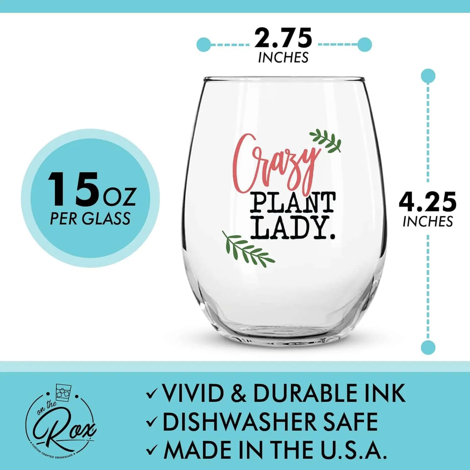 Plant Lady Glass Tumbler