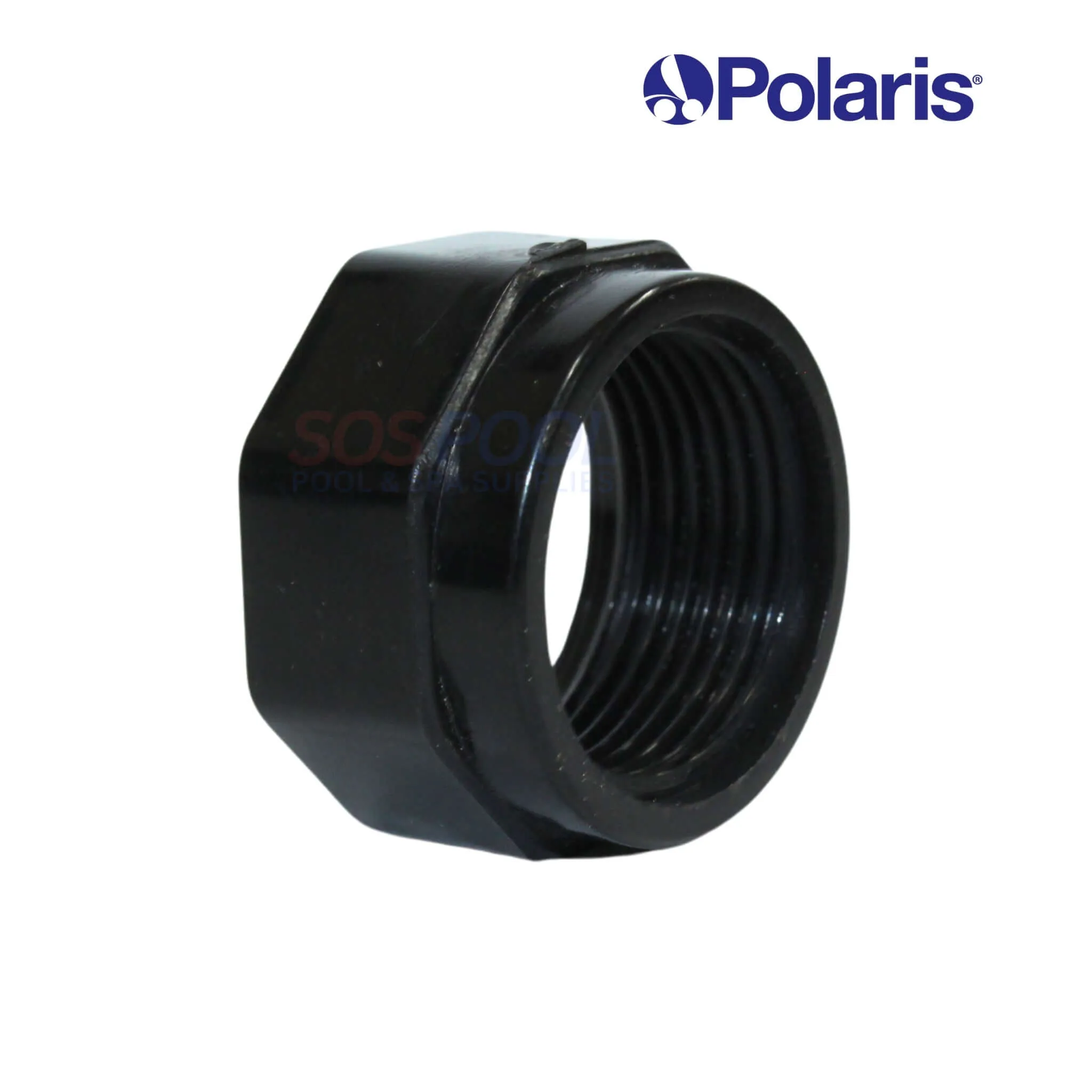 Polaris Feed Hose Nut For Cleaners | Black | D16