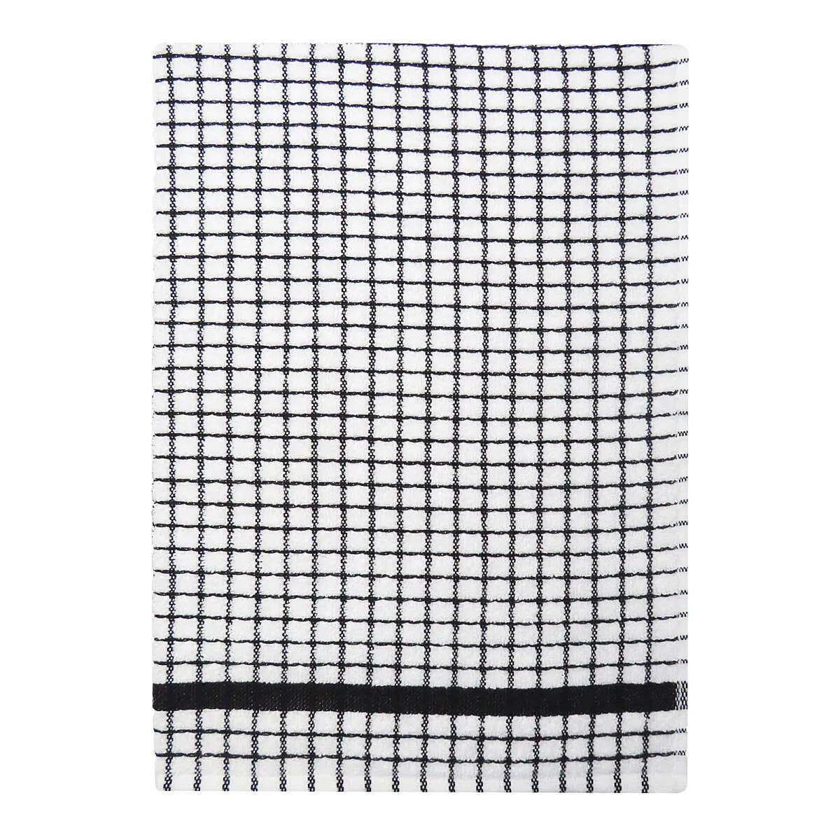 Poli-Dri Black Cotton Kitchen Tea Towel