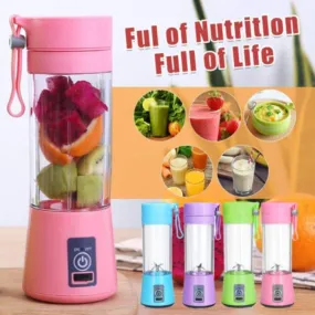 Portable USB Electric Fruit Juice Blender Deluxe Version