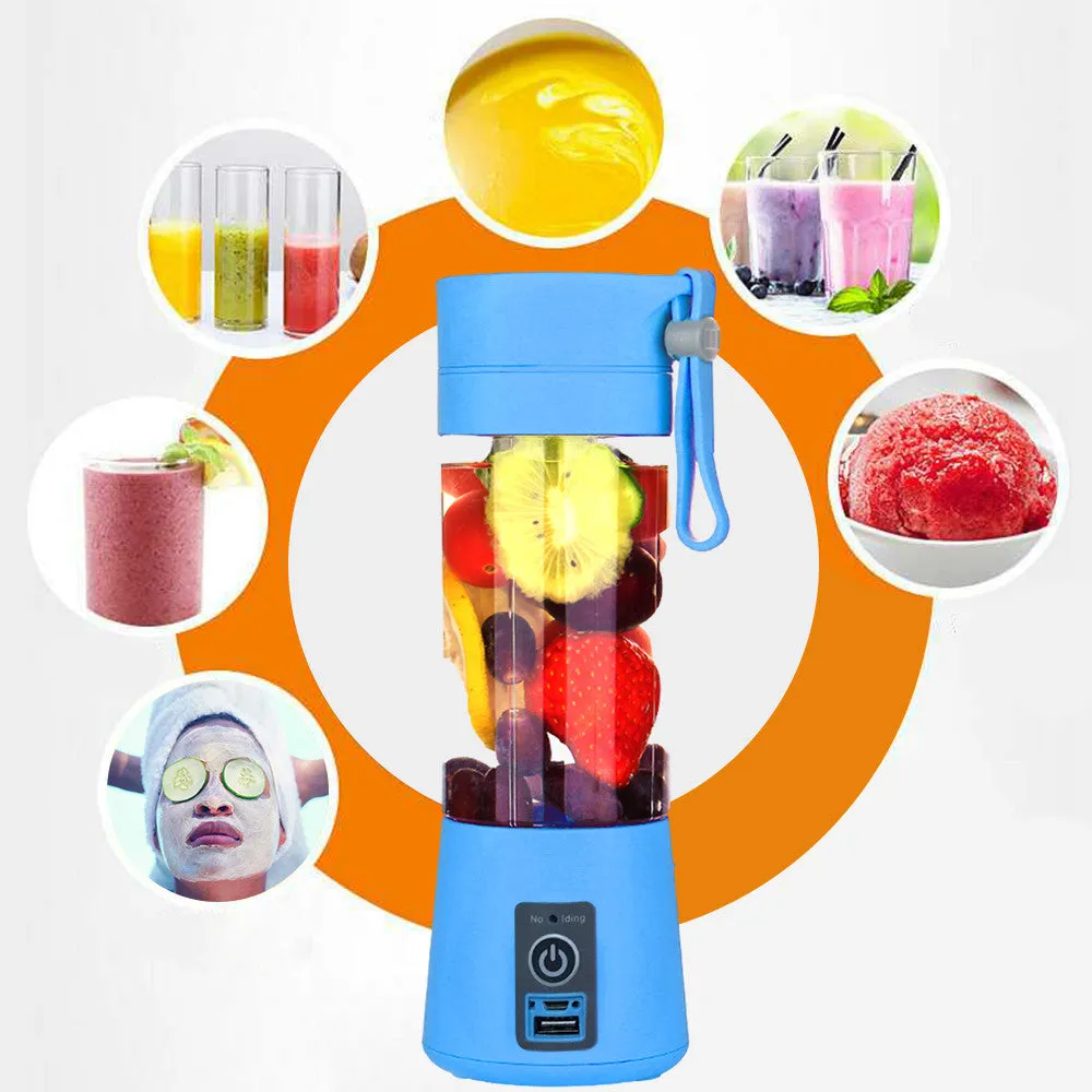 Portable USB Electric Fruit Juice Blender Deluxe Version