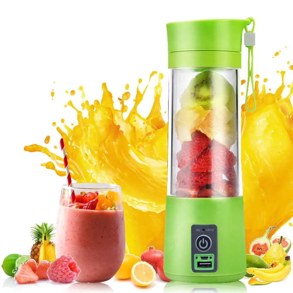 Portable USB Electric Fruit Juice Blender Deluxe Version