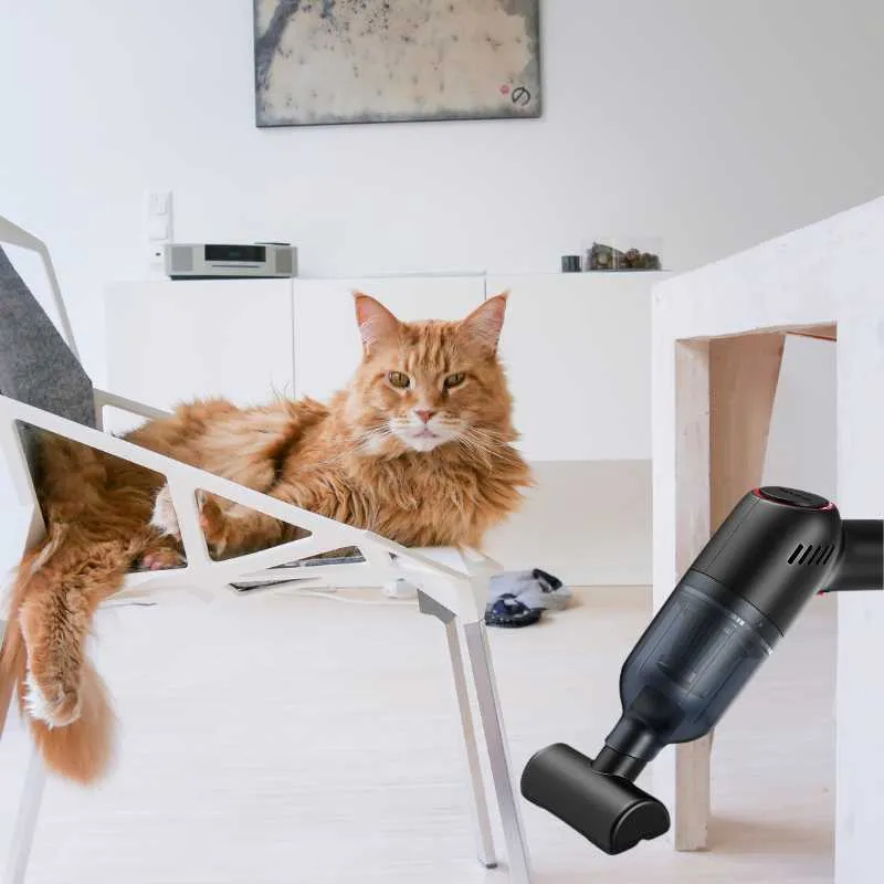 Portable Wireless Vacuum Cleaner For Pet Fur and Litter