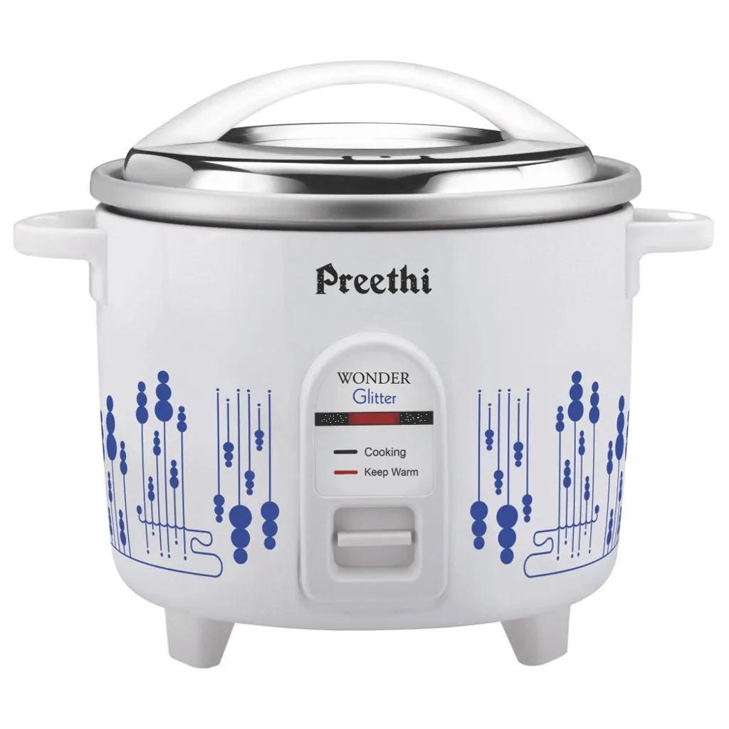 Preethi Glitter Electric Rice Cooker 1.8 Ltr Double Pan RC325