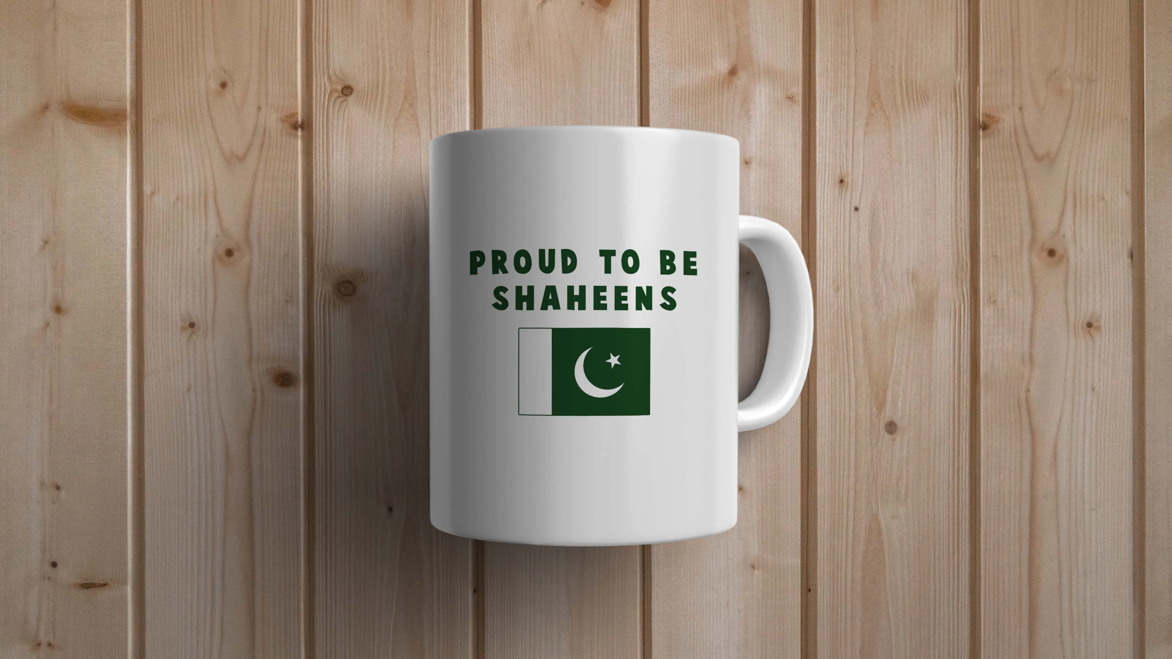 Proud to be Shaheens Statement Mug